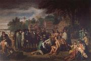 Benjamin West William Penns Friedensvertrag mit den Indianern china oil painting artist